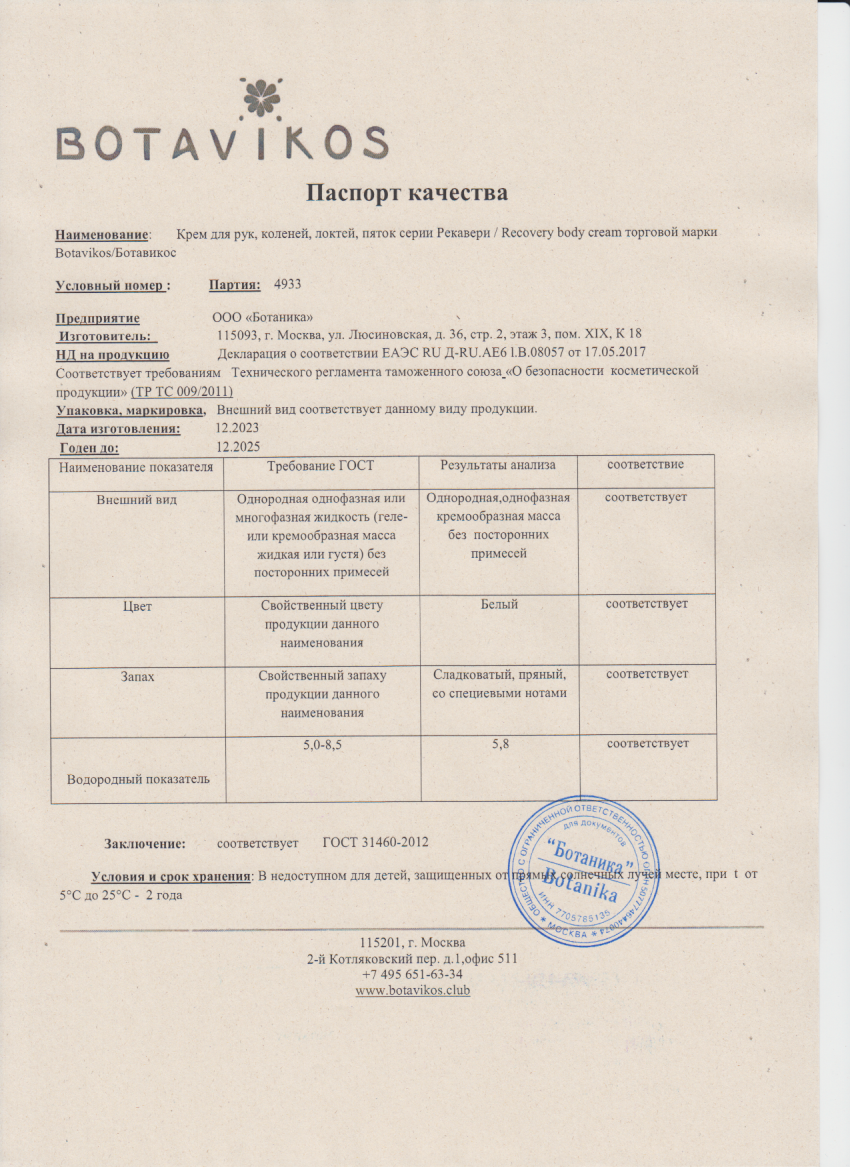 Паспорт №122023